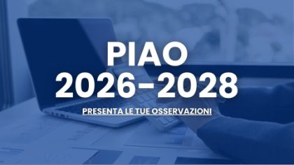 AVVISO PUBBLICO DI CONSULTAZIONE PER L’AGGIORNAMENTO DEL PIAO 2026-2028