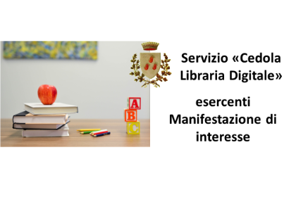 Procedura online per la manifestazione di interesse per la gestione delle cedole librarie Procedura online per la manifestazione di interesse per la gestione delle cedole librarie