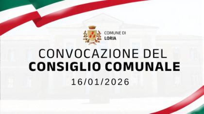 CONSIGLIO COMUNALE: 16 GENNAIO ORE 20:00