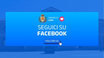 RIPRISTINO DELLA PAGINA FACEBOOK UFFICIALE DEL COMUNE DI LORIA