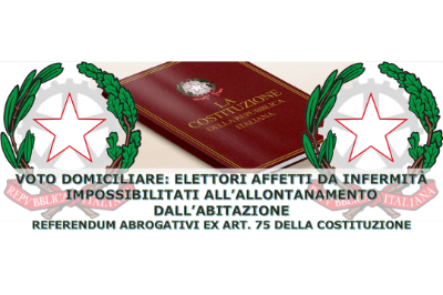 voto domiciliare infermi