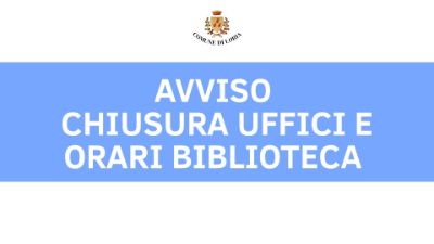 Avviso chiusura
