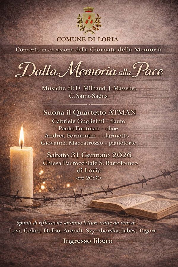 concerto giornata della memoria